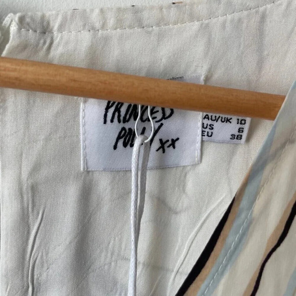 Princess Polly Kaiden Romper NWT Swirl Size 6 - Picture 7 of 9